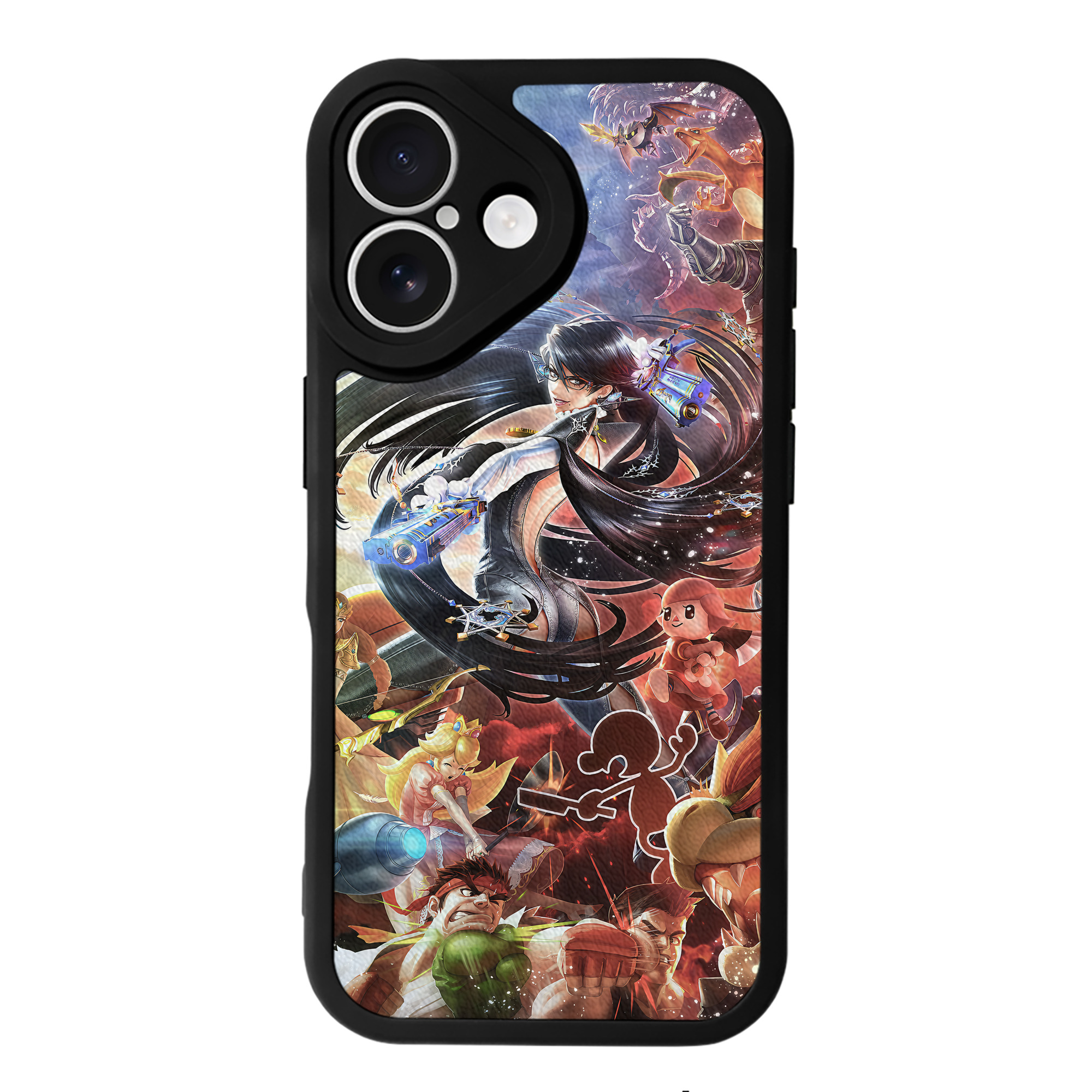 （画像用） ポケットモンスター Pokémon 【iPhone 16シリーズ対応】シリコンスマホケース（レザー調） 材質：シリコン